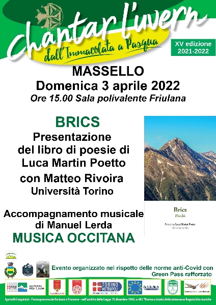 "BRICS" - Domenica 3 aprile 2022 a Massello "BRICS" - Domenica 3 aprile 2022 a Massello